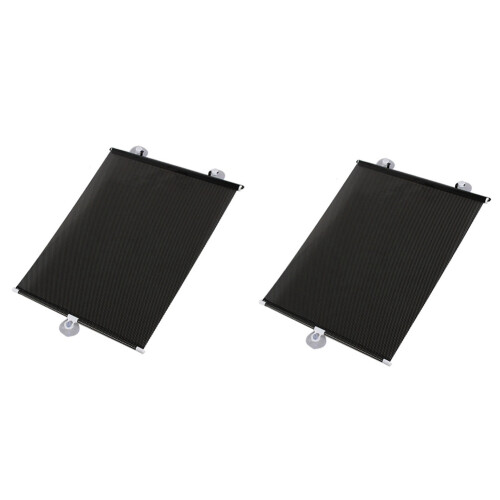 2X Sunshade Roller Blackout Suction Cup Blinds Cur 1