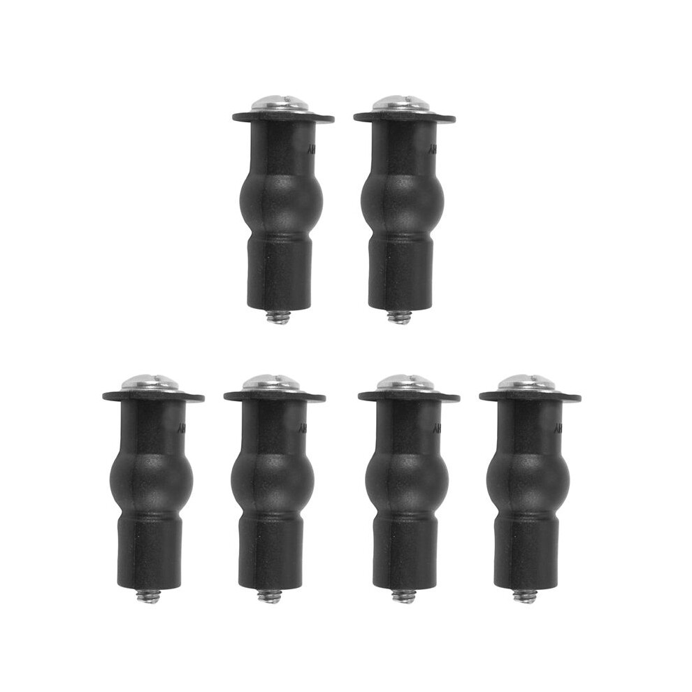 3X Toilet Seat Top Fix Hinge Hole Fixings Well Nut 4851335355626