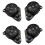 4x Left+Right Car Inner Part Steering Wheel Worn B 2