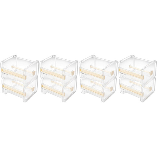 8 Pack Transparent Visible Desktop Multi Washi Mas