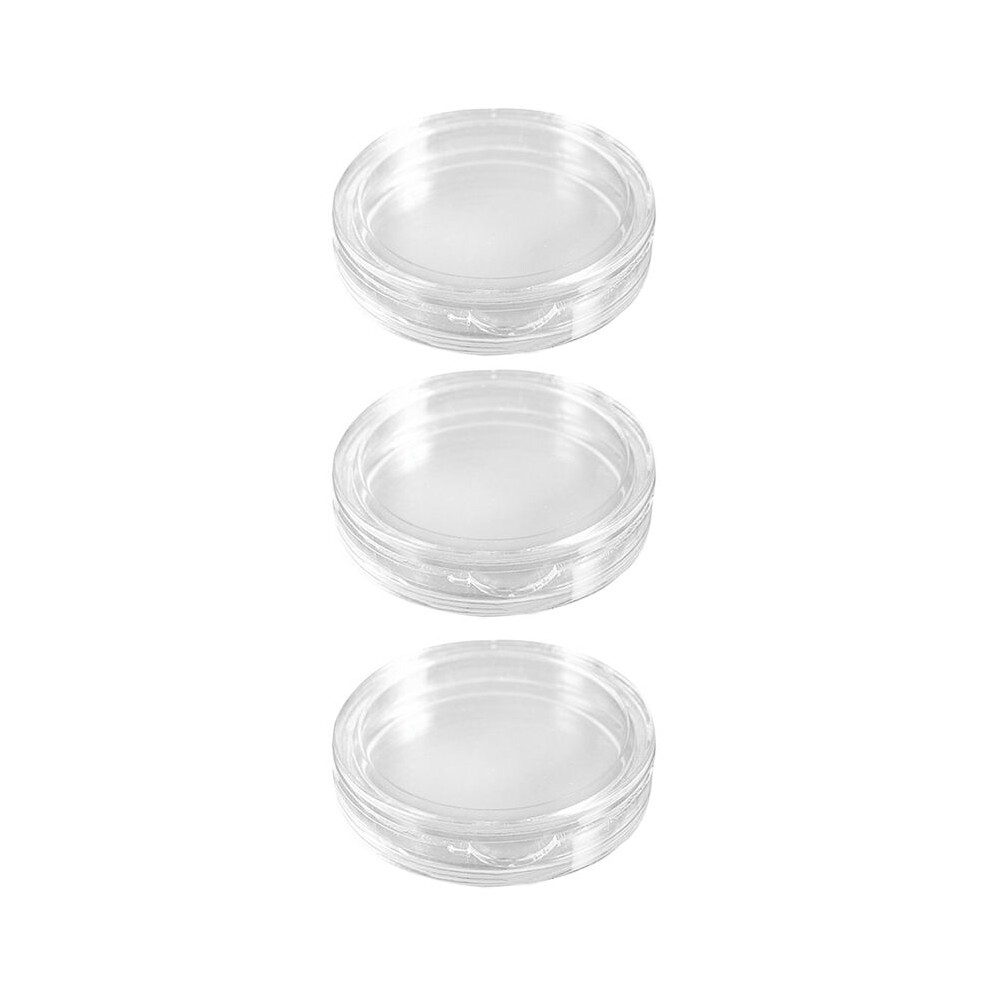 30 Pcs Small Round Transparent Plastic Coin Capsul 4851335354582