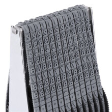 3X Multipurpose 12 Digit Alphabet Rolling Rubber S