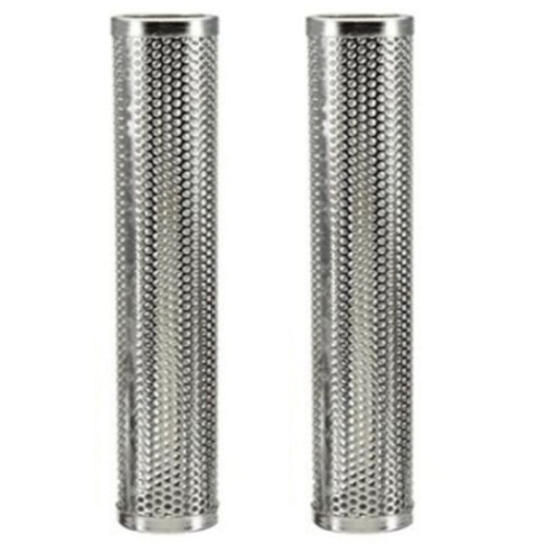 2X Bbq Stainless Steel Accessories Meshes Perforat