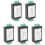 5X H801 RGBW LED WIFI Controller RGB DC5-24V Input 2