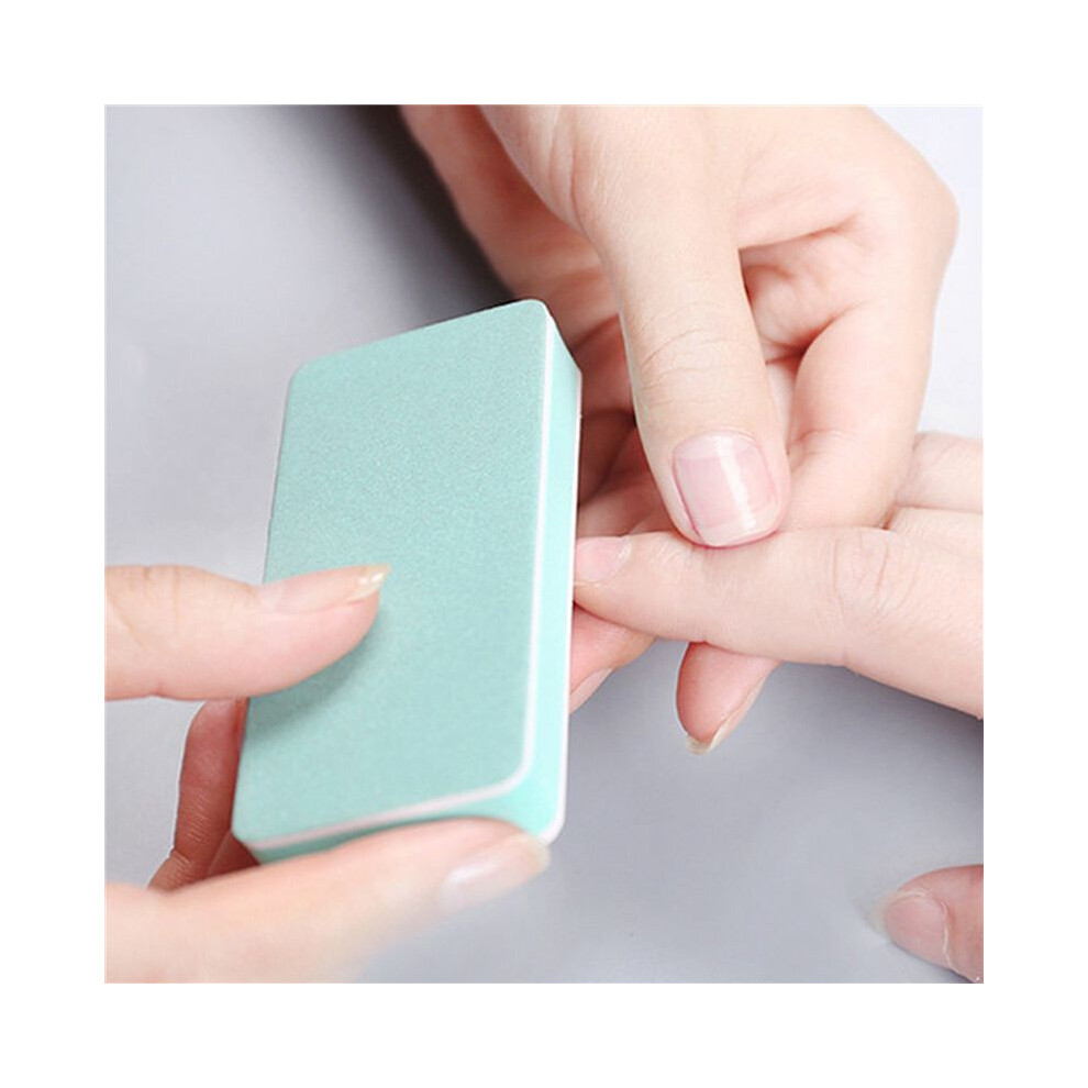 Semoic 200Pcs 2 Ways Nail Art File Buffer Polishing Block