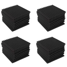 Wedge Acoustic Foam with Adhesive Tape 32 Pcs Soun