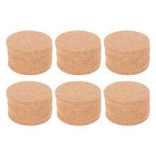 Set of 60 Cork Bar Drink Coasters - Absorbent and