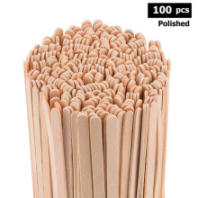 500Pcs 5.5 Inch Coffee Stirrers Sticks -Natural Wo