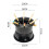 2X Chocolate Fondue Maker Set Multifunction Carbon 3