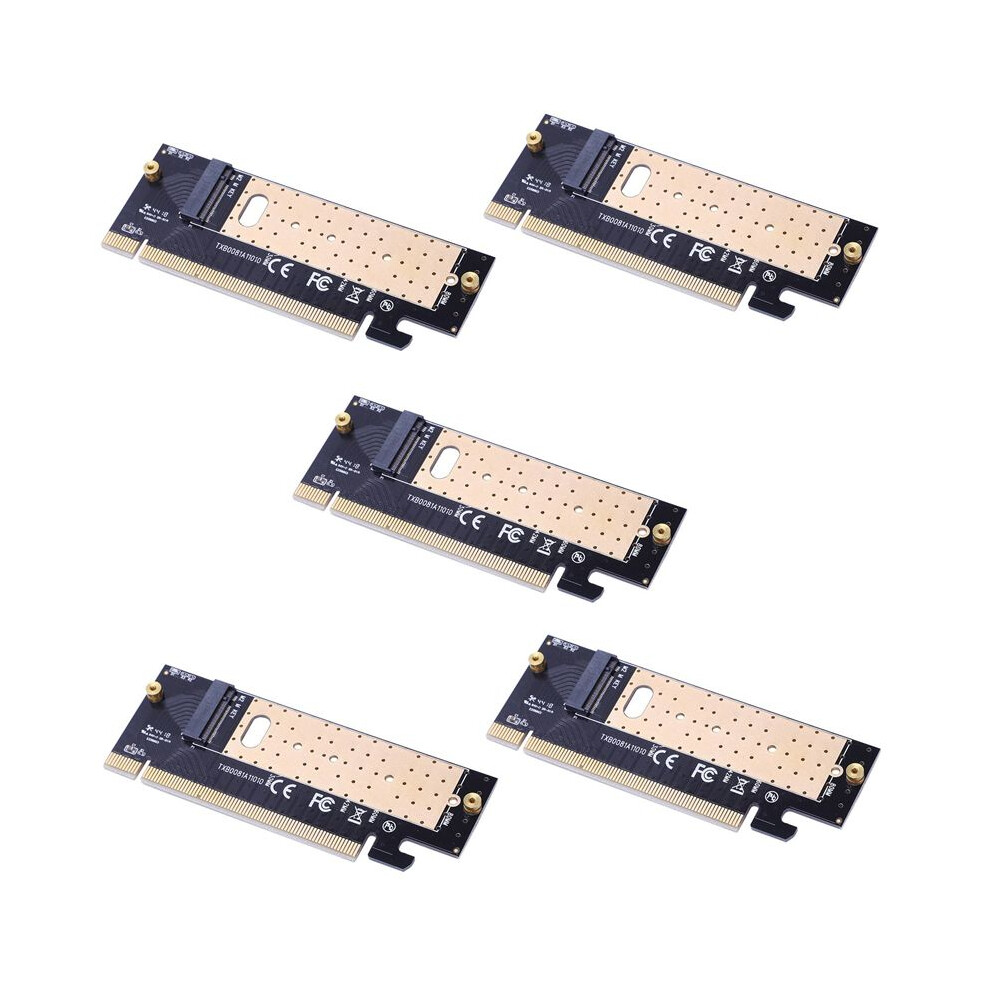 5X M.2 Nvme Ssd Adapter M2 To Pcie 3.0 X16 Control 4851335363133