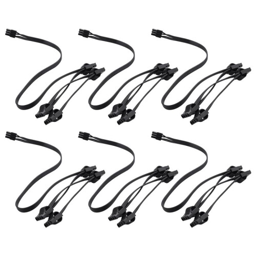 6X IDE 4Pin Modular Power Supply Cable for RM1000X 1