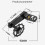2X Folding Bike Chain Tensioner Bicycle Guide Whee 7