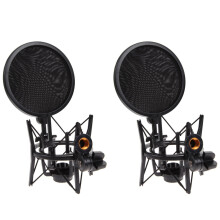 2X Professional Microphone Mic Shock Mount with Sh