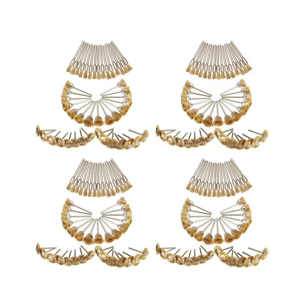 180Pcs Copper Wire Brush Wheel Sanding Accessories 4851335360323