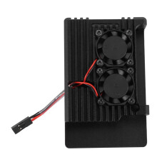 4X for Aluminum Case with Dual Cooling Fan Metal S