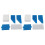 50X Filter Set Suitable for Vacuum Cleaners Aqua + 3