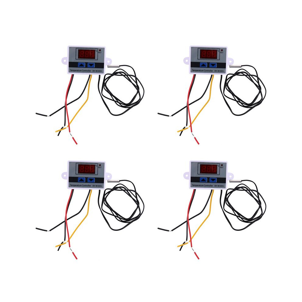 4X 10A Ac110-220V Digital Led Temperature Controll 4851335372388