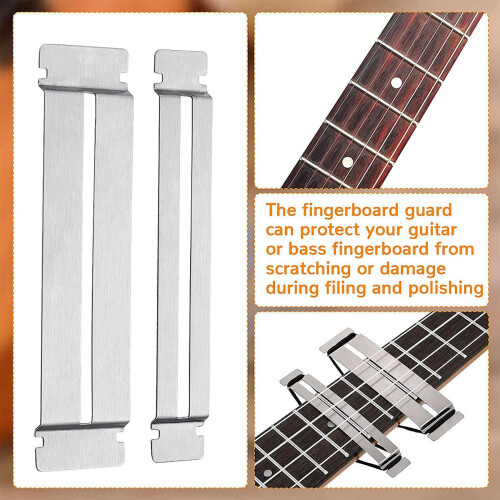 2 set Guitar Fingerboard Guards Stainless Steel Lu 2