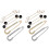 12 Pieces Sweater Shawl Clips Set, Include Double 2