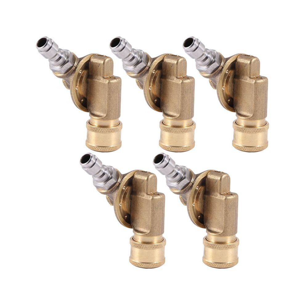 5X Pivoting Coupler For Pressure Washer Nozzle, Gu 4851335367537