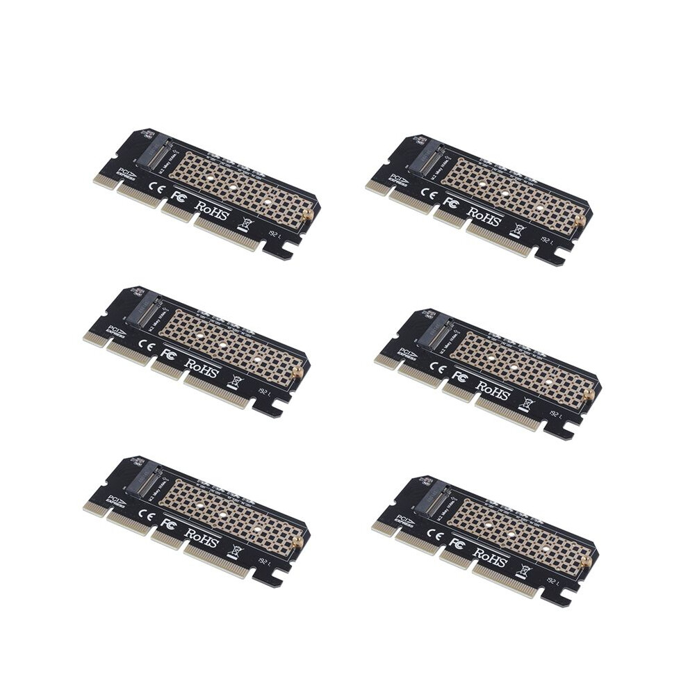 6X M.2 Nvme Ssd Ngff To Pcie 3.0 X16 Adapter M Key 4851335362471