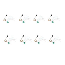 8X 3 Color Traffic Light Signals Ho Oo Scale Model