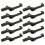 10X Black Plastic Engine Water Pipe to Cylinder He 1