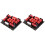 2X 400W 3 Way Crossover Divider Hifi Tweeter Woofe 2