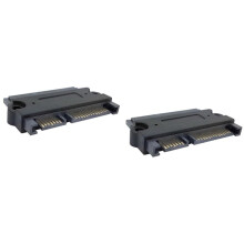 2X 22P 7 + 15 Male to 22Pin Female Convertor Adapt