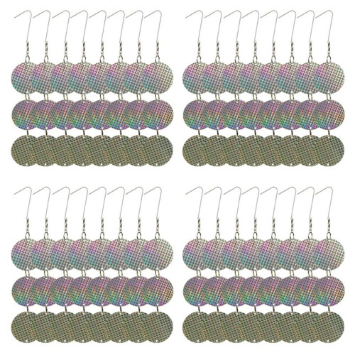 96PCS Bird Repellent Discs Reflective Hanging Devi