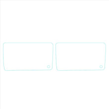 2PCS Rear Seat TV Screen Film for New - 7 Series /