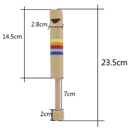 2X Wooden Flute Instruments Pulling Diacritical Ea 2