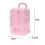 4X Pink Mini Roller Travel Suitcase Candy Box Pers 5