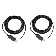 2X USB to Rj11 Rj12 6P4C Adapter Serial Control Ca