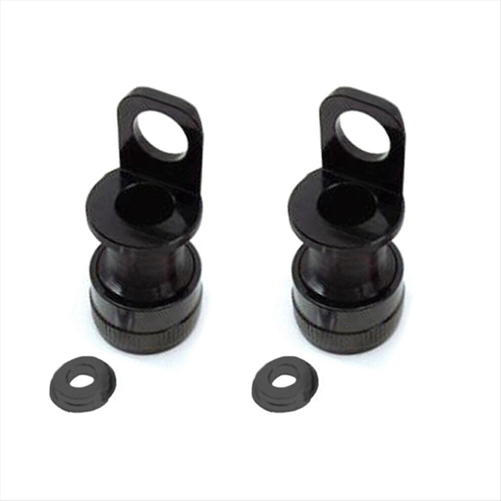 2X Folding Bike Quick Release Pedal Holder For Buc Black 4854184448785