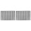 2X Car Rear Tail Light Lamp Stickers Honeycomb Typ 2