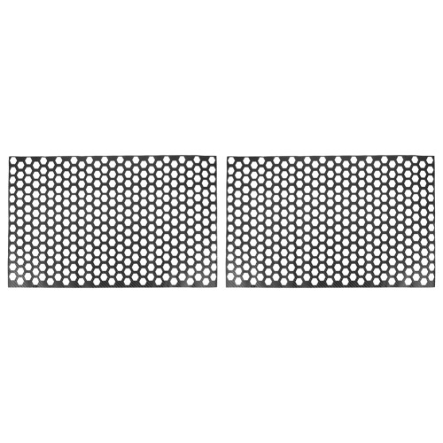 2X Car Rear Tail Light Lamp Stickers Honeycomb Typ 1