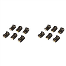 12PCS Brown Plastic Housing CR2032 Button Cell Bat
