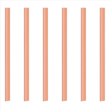 6X 99.6% T2 Copper Cu Flat Bar Plate 3mm x 15mm 25