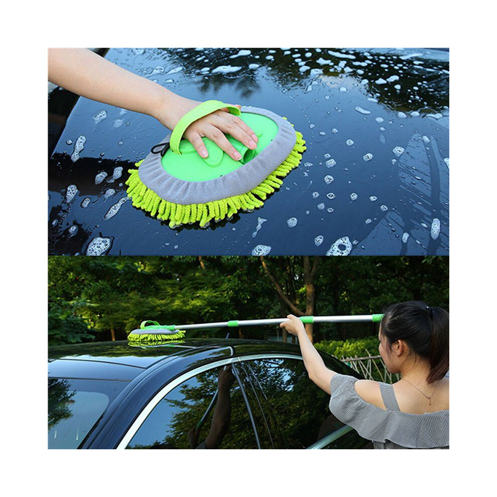 2X Car Wash Brush Cleaning Mop Detachable Broom Ad 4851335374306