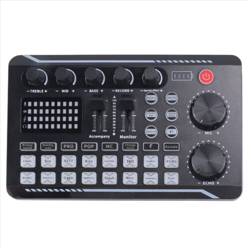 2X F998 Sound Card Microphone Audio Interface Mixe 2