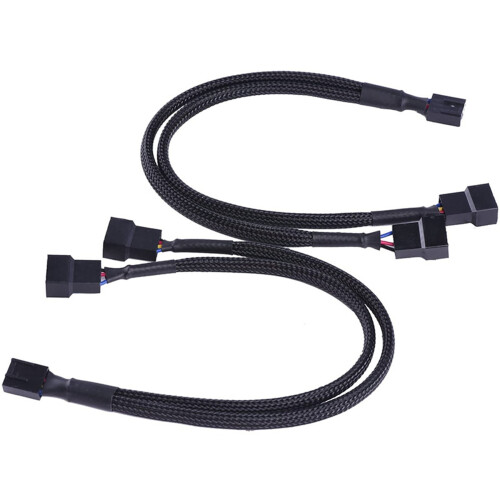 8 Pack PWM Fan Splitter Cable Y Computer PC Power 2