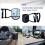 2X Car Towing Mirror Adjustable Dual Extension Mir 5