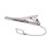 3X Mens Plain Silver Color Chrome Stainless Steel 3
