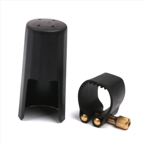 2X Plastic Clarinets Nozzle Cap with PU Ligature B 2