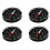 4Pcs 40mm Clear Liquid-Filled Camping Compass Hiki 2