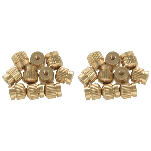 20Pcs Tenor Horn Key Button Piston Value Cap Screw