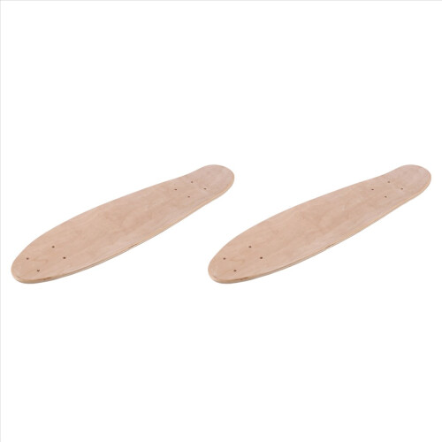 2pcs 22Inch Blank Skateboard Deck Natural 55.5X15c