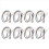 8X Piezo Contact Microphone 3 Transducer Pickups w 4