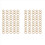 40Pcs 3 Ring Gold Book Rings Leaf Binders Office S 2